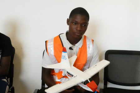 Blessing Henry watching MAF aircraft made him has so much passion for being a Pilot