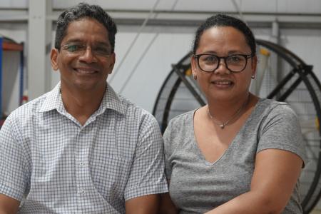 Bako Ranarivelo and her husband Nary Razafinimapanana