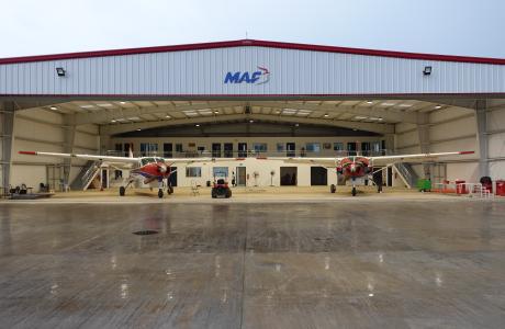 Hangar in Liberia
