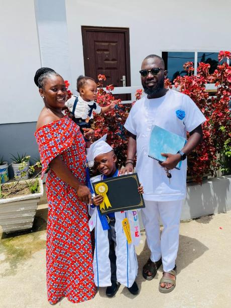 Adolphus Johnson and Family, Washtina (wife) (Adolphus Jr. son) and (Alvis Johnson son)